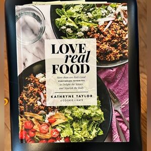 Love Real Food cookbook, new